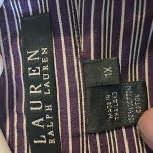 Ralph Lauren Purple Casual Button Down Shirt